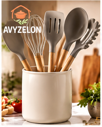 AVYZELON Ceramic Utensil Holder