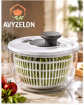 AVYZELON Glass Salad Spinner