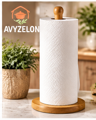 AVYZELON Wooden Paper Towel Holder