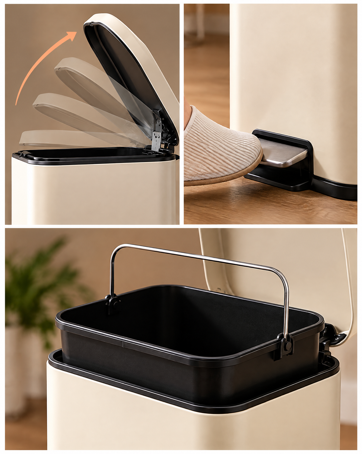 AVYZELON Step Trash Can