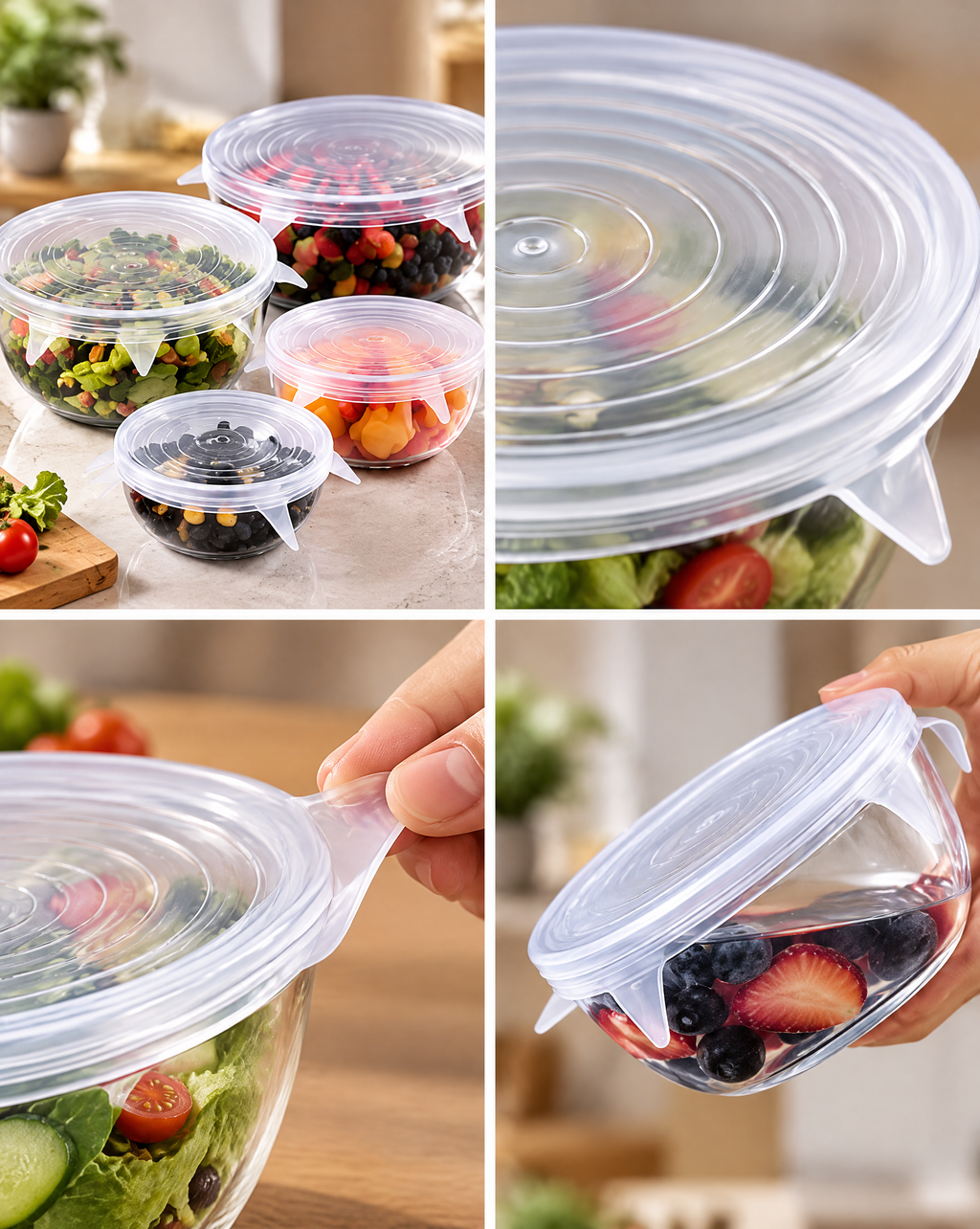 AVYZELON Glass Food Storage Containers