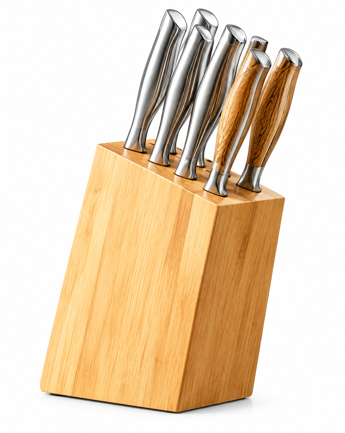 AVYZELON Wooden Knife Block