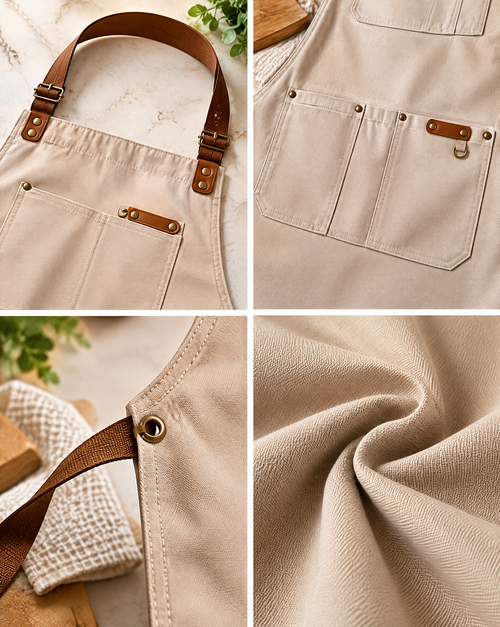 AVYZELON Canvas Kitchen Apron