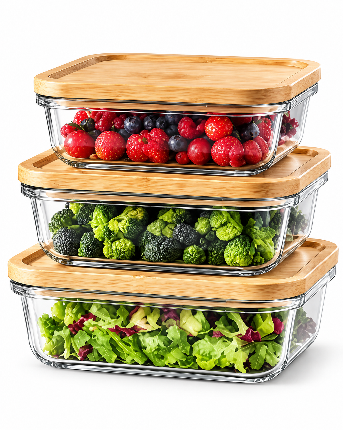 AVYZELON Glass Food Storage Containers