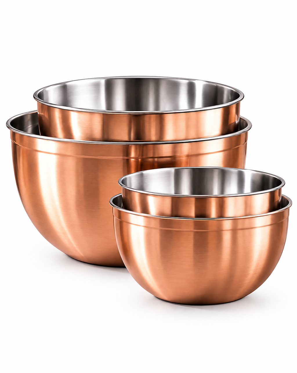 AVYZELON Stainless Steel Mixing Bowls Set