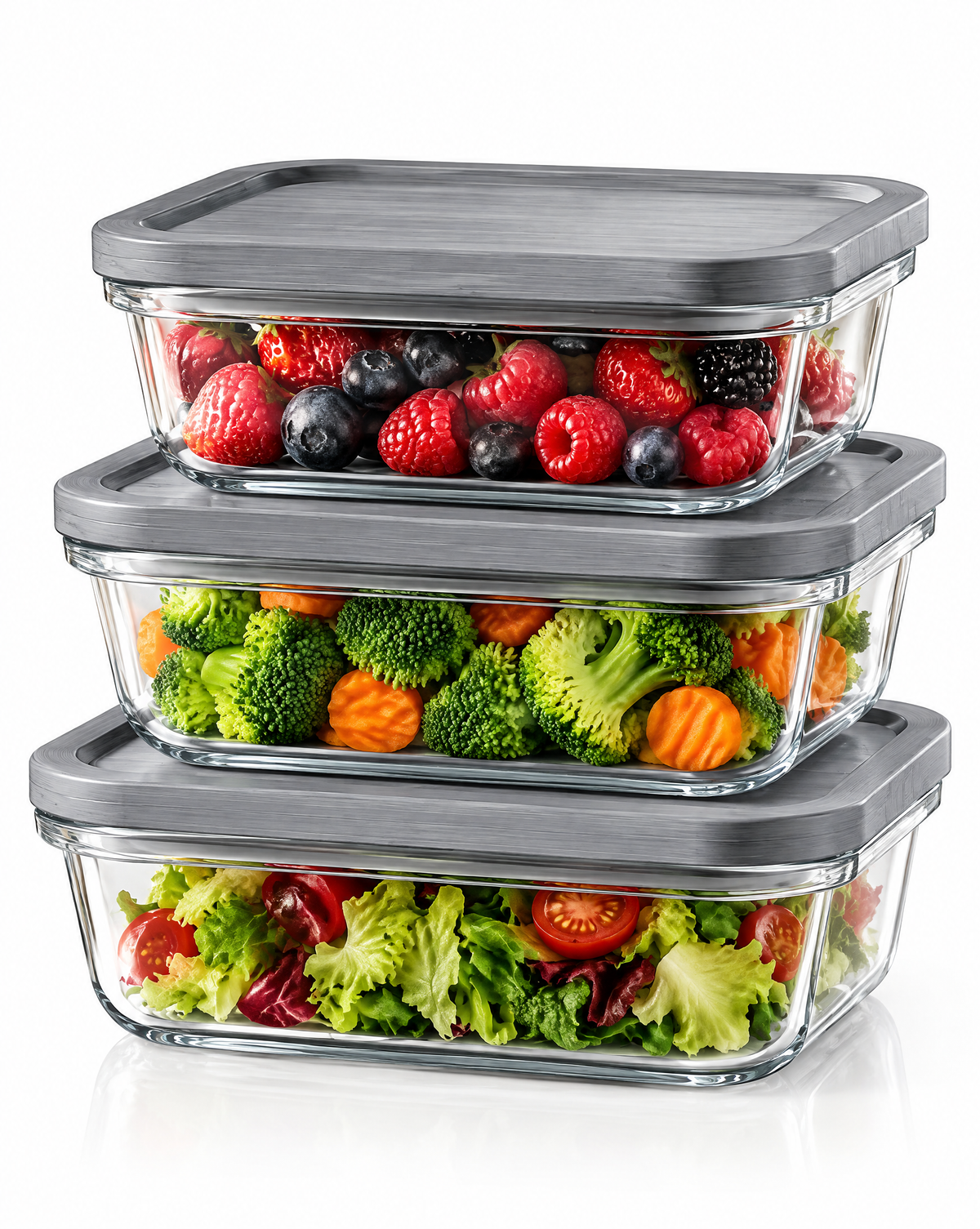 AVYZELON Glass Food Storage Containers