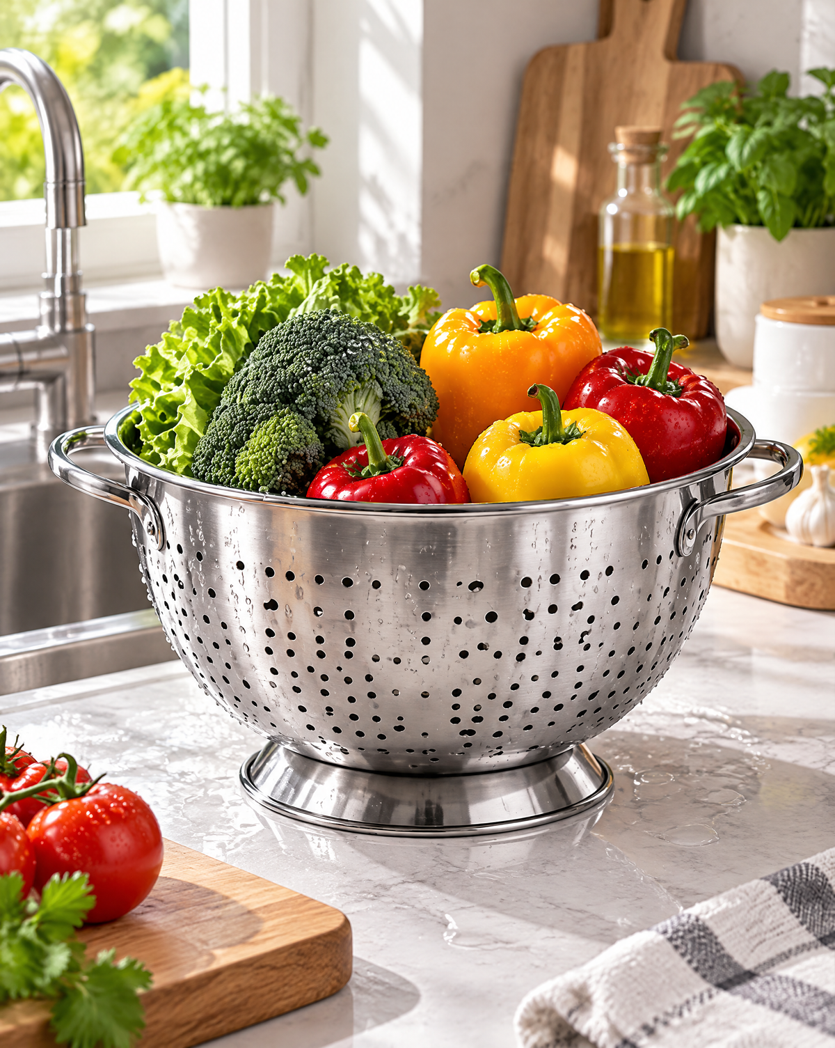 AVYZELON Stainless Steel Colander